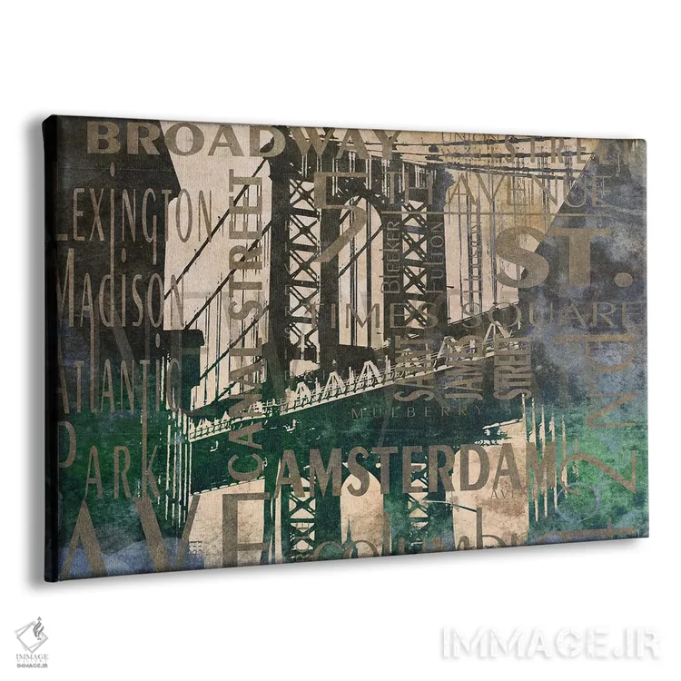 تابلو پل نیویورک (نوع II) اثر دن منیلی - نمای پرسپکتیو محصول