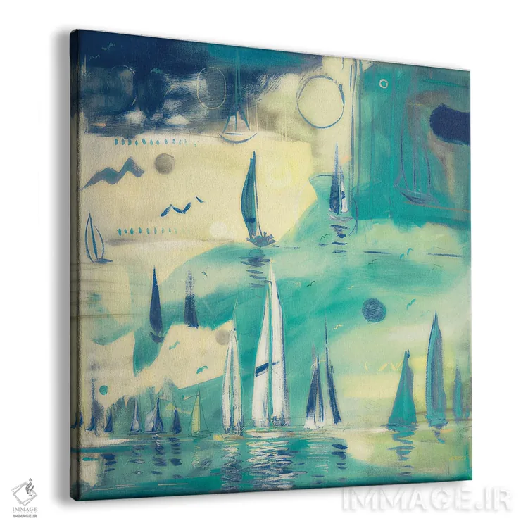 تابلو دریانوردی خیالی اثر دن منیلی - نمای پرسپکتیو محصول