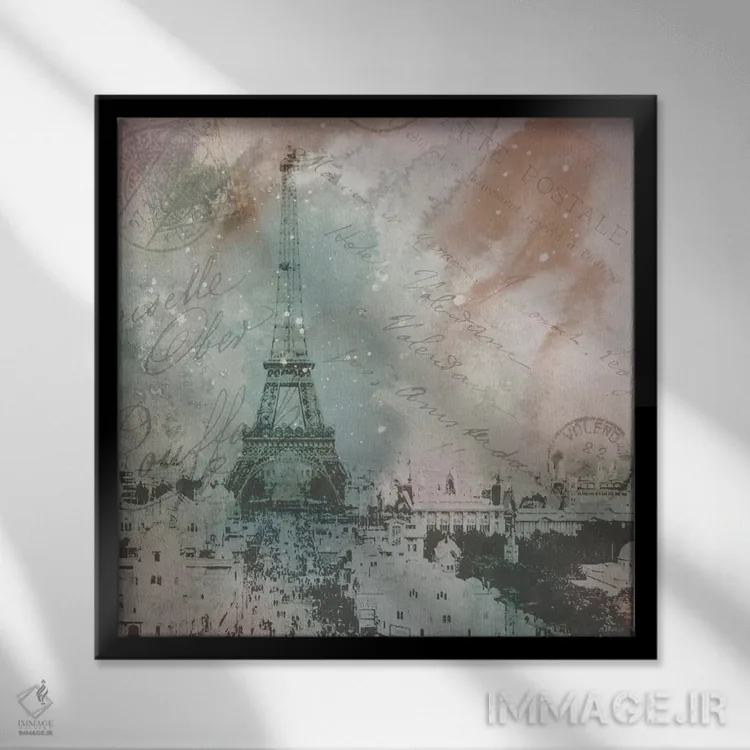 تابلو اروپای قدیمی I اثر دن منیلی - نمای قابدار مشکی