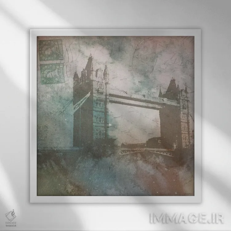 تابلو اروپای قدیمی II اثر دن منیلی - نمای قابدار سفید