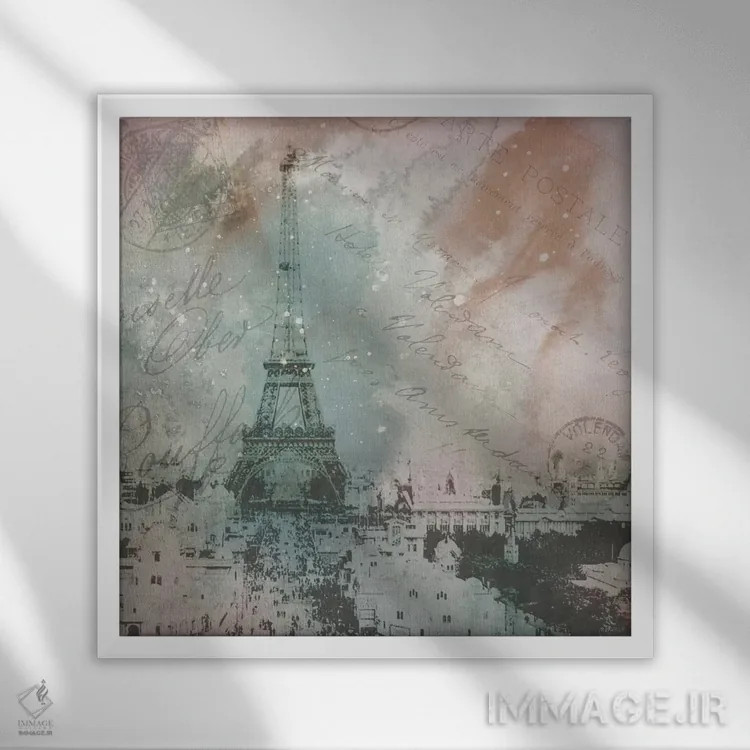 تابلو اروپای قدیمی I اثر دن منیلی - نمای قابدار سفید