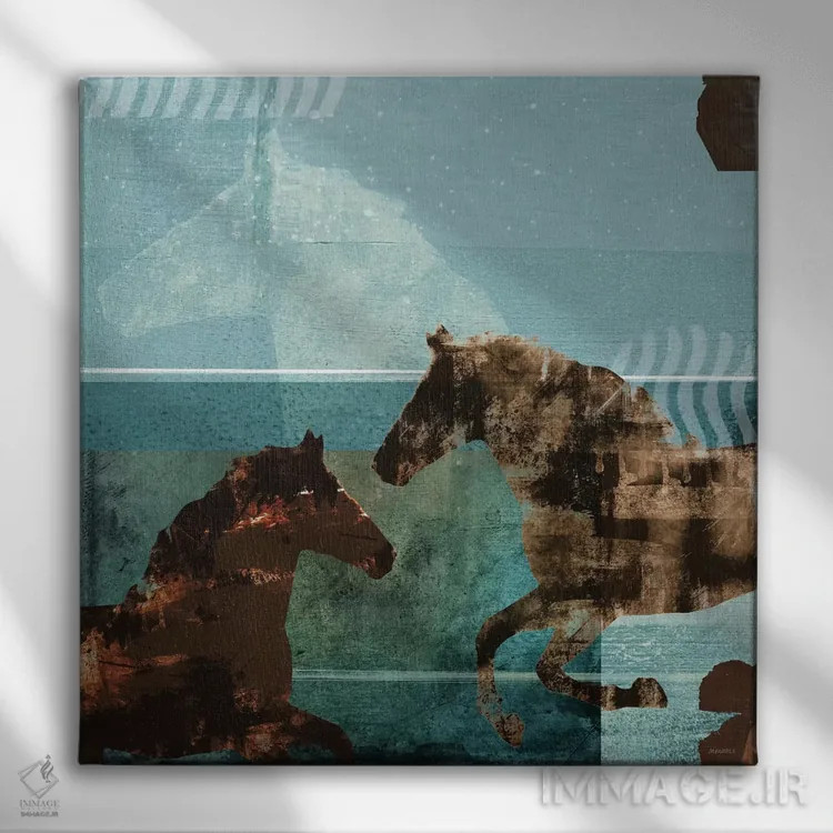 تابلو اطراف اصطبل I اثر دن منیلی - نمای روبهرو روی دیوار