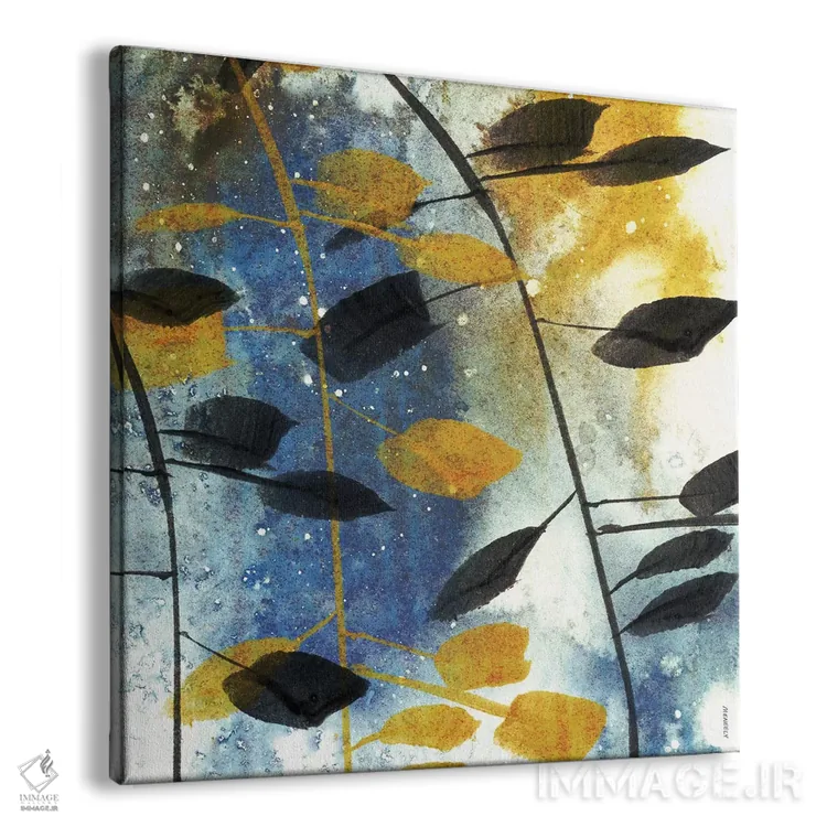 تابلو برگهای پاییزی II اثر دن منیلی - نمای پرسپکتیو محصول