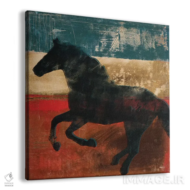 تابلو وحشی و آزاد I اثر دن منیلی - نمای پرسپکتیو محصول