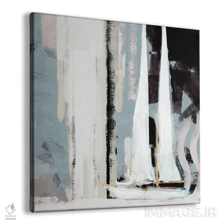تابلو قایق در حال دریانوردی I اثر دن منیلی - نمای پرسپکتیو محصول