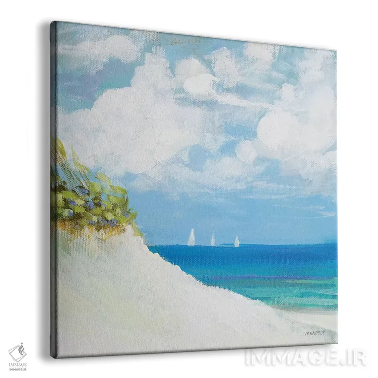 تابلو ساحل I اثر دن منیلی - نمای پرسپکتیو محصول