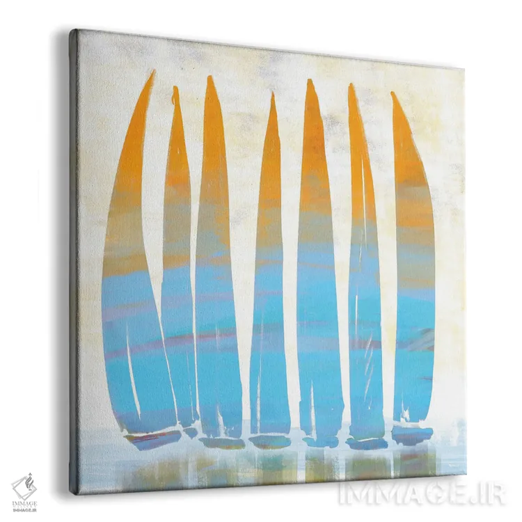 تابلو بندر شلوغ اثر دن منیلی - نمای پرسپکتیو محصول