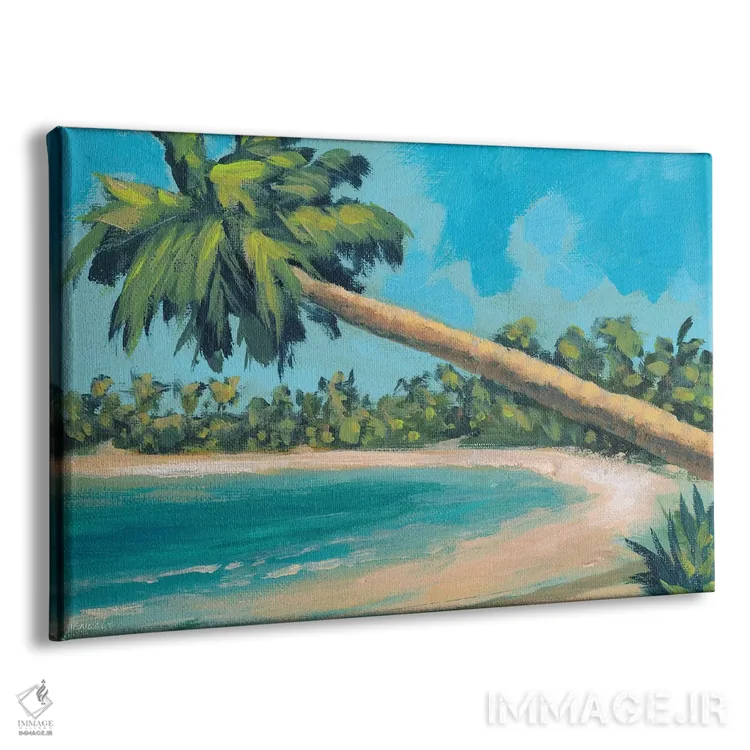 تابلو دور از نخل اثر دن منیلی - نمای پرسپکتیو محصول