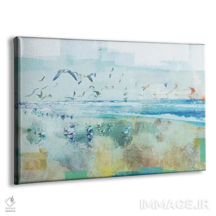 تابلو پرندگان روز ساحلی اثر دن منیلی - نمای پرسپکتیو محصول