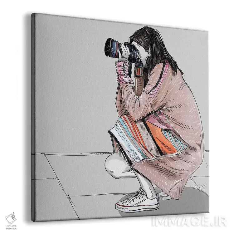 تابلو عکس اثر امبر دی - نمای پرسپکتیو محصول