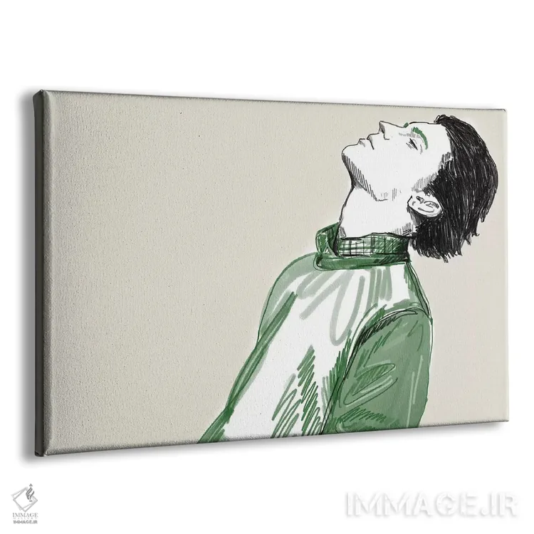 تابلو سبز اثر امبر دی - نمای پرسپکتیو محصول