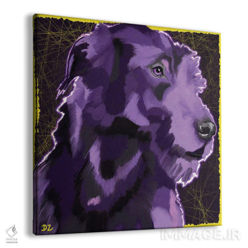 تابلو سگ گرگی ایرلندی اثر دائو زد - نمای پرسپکتیو محصول