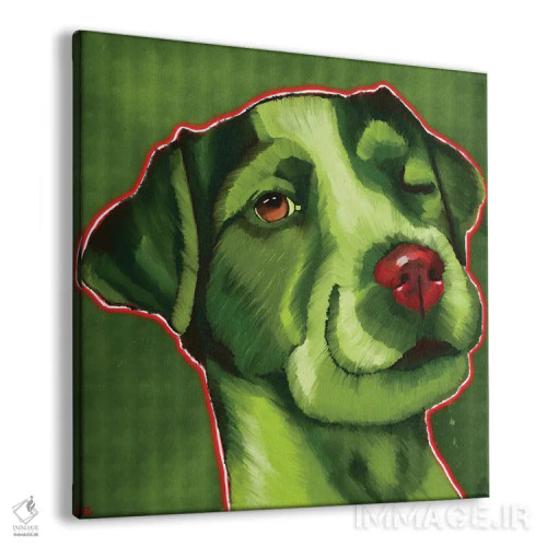 تابلو جک راسل تریر اثر دائو زد - نمای پرسپکتیو محصول