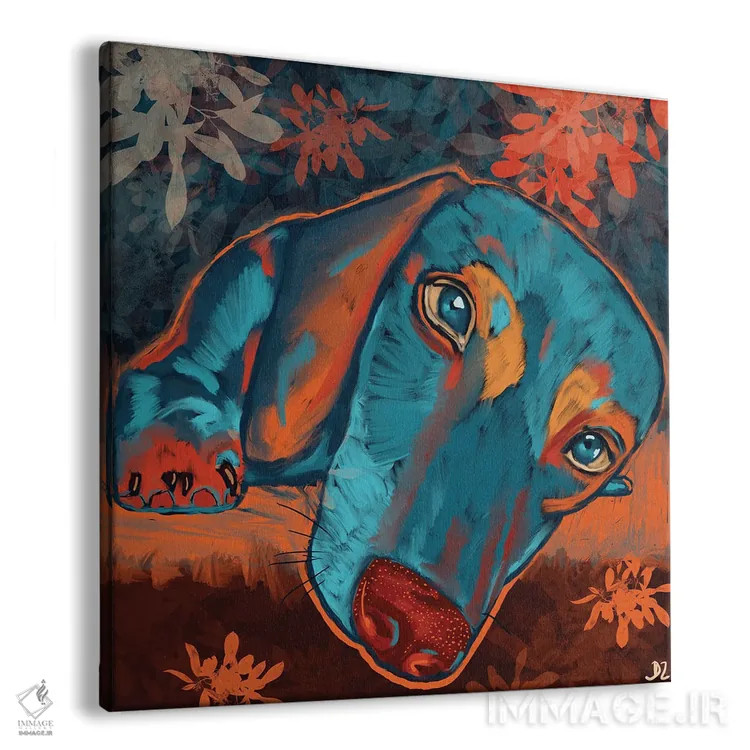 تابلو دخسوند (پا کوتاه) اثر دائو زد - نمای پرسپکتیو محصول