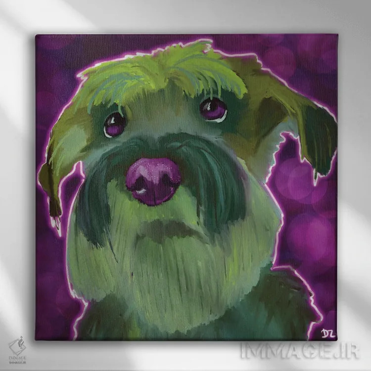 تابلو اشناوزر متوسط اثر دائو زد - نمای روبهرو روی دیوار