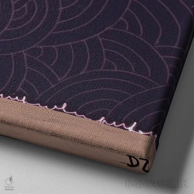 تابلو زخمهایی که درمان نمیشوند اثر دائو زد - نمای نزدیک بافت بوم