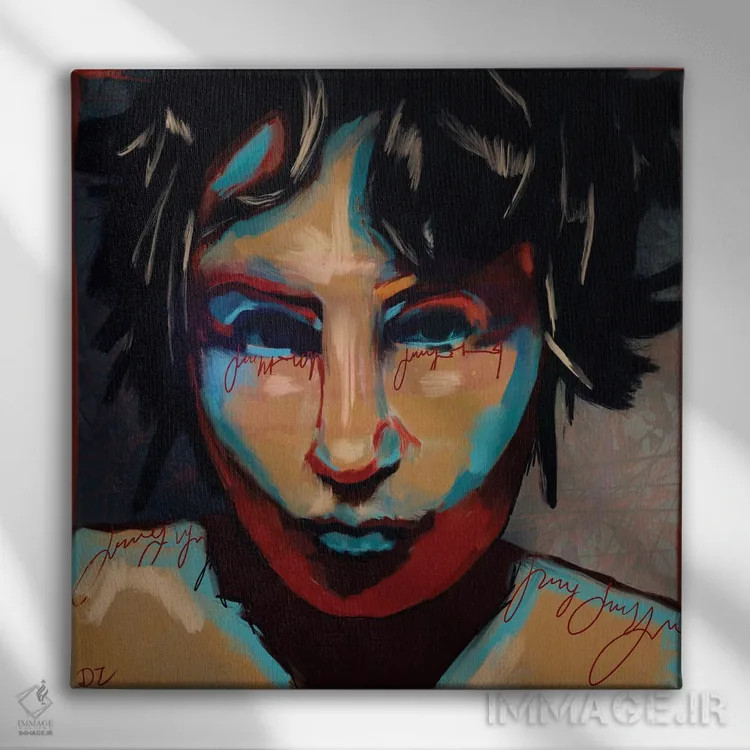 تابلو اشباع اثر دائو زد - نمای روبهرو روی دیوار