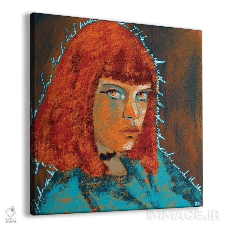 تابلو آب و آتش اثر دائو زد - نمای پرسپکتیو محصول