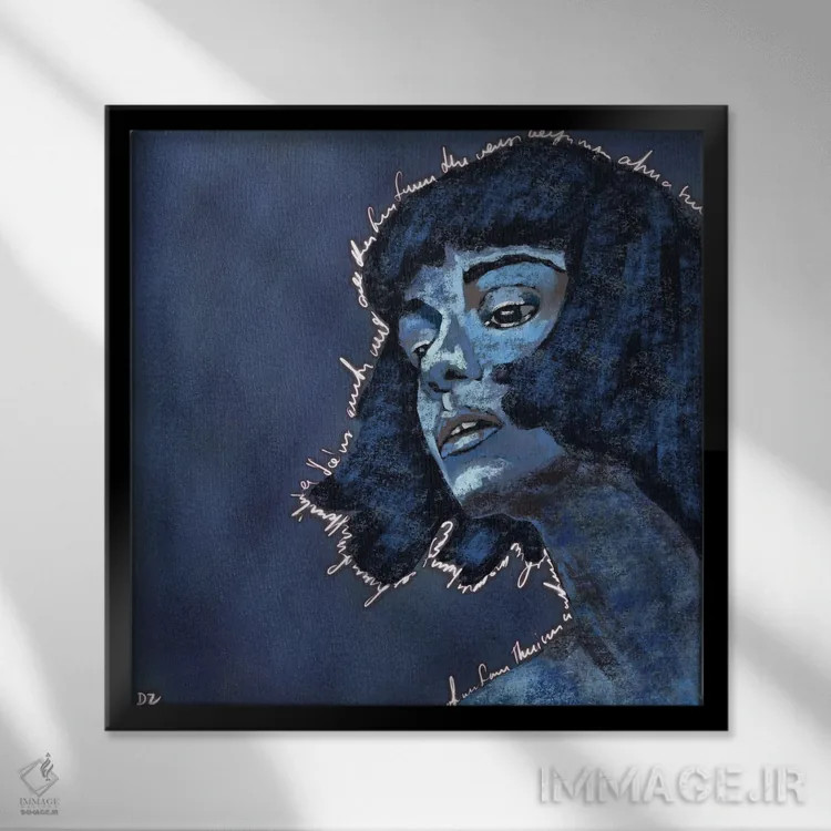 تابلو ریسک کن اثر دائو زد - نمای قابدار مشکی