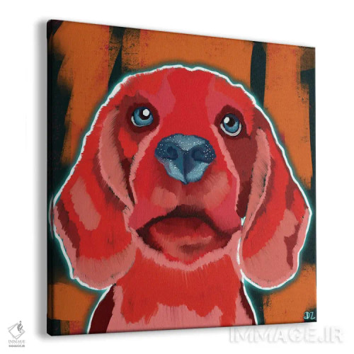 تابلو بیگل (نژاد سگ) اثر دائو زد - نمای پرسپکتیو محصول