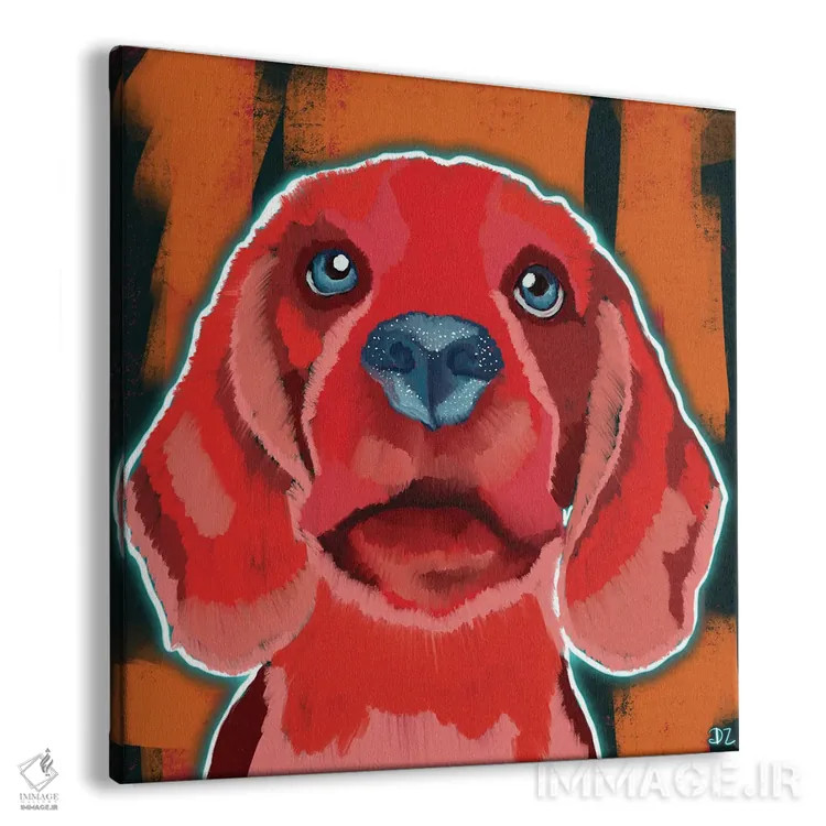 تابلو بیگل (نژاد سگ) اثر دائو زد - نمای پرسپکتیو محصول