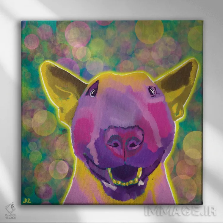 تابلو بول تریر آفتابی اثر دائو زد - نمای روبهرو روی دیوار