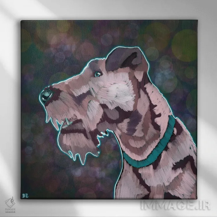 تابلو ایردیل تریر اثر دائو زد - نمای روبهرو روی دیوار