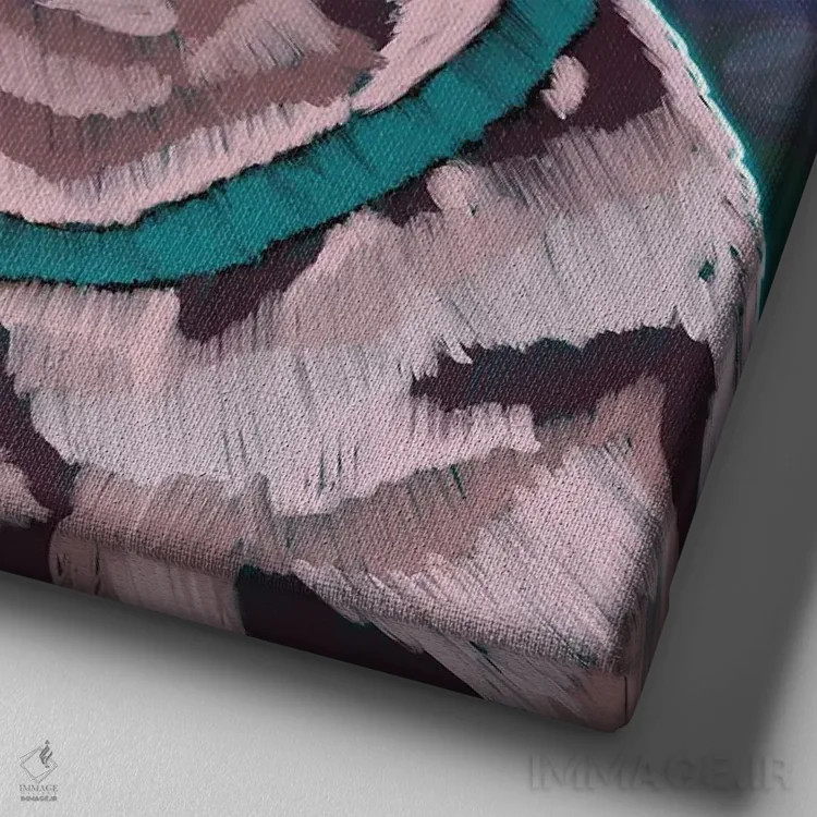 تابلو ایردیل تریر اثر دائو زد - نمای نزدیک بافت بوم