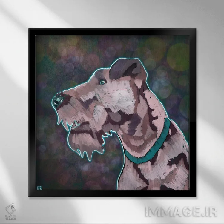 تابلو ایردیل تریر اثر دائو زد - نمای قابدار مشکی