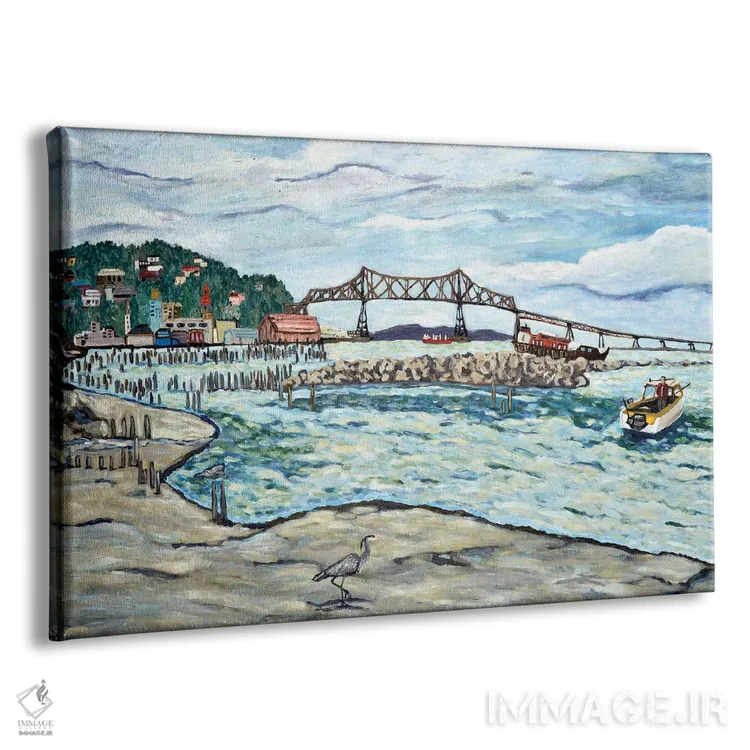 تابلو حواصیل آستوریا اثر دبورا ایو آلاسترا - نمای پرسپکتیو محصول