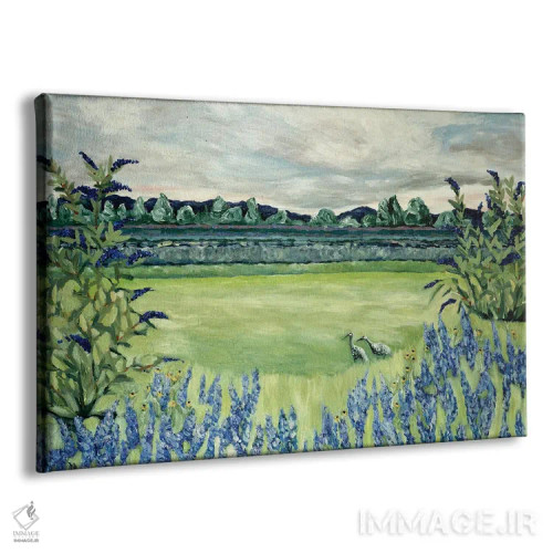تابلو مزارع اسطوخودوس اثر دبورا ایو آلاسترا - نمای پرسپکتیو محصول