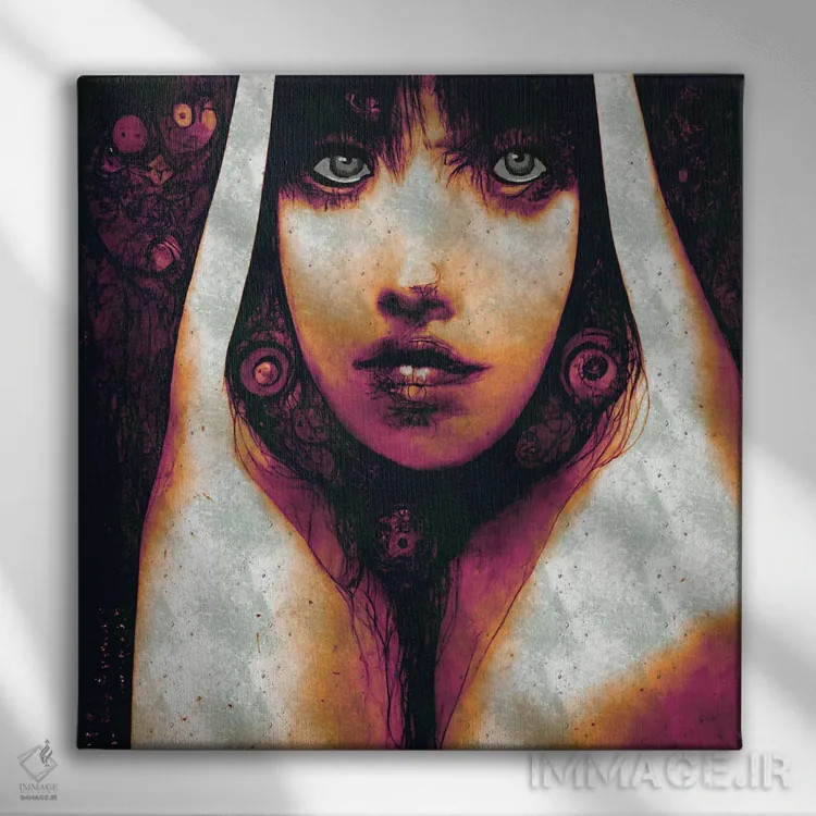 تابلو جادوگر تابستان اثر دائو زد - نمای روبهرو روی دیوار