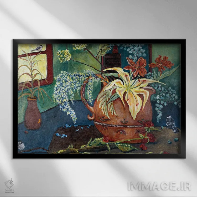 تابلو امیدوارم همچنان اثر دبورا ایو آلاسترا - نمای قابدار مشکی