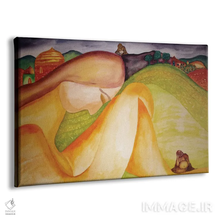 تابلو تپههای بودا اثر دبورا ایو آلاسترا - نمای پرسپکتیو محصول
