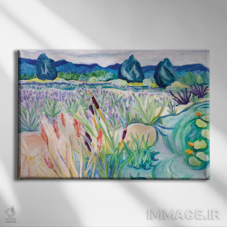 تابلو نمای ساوی (جزیره یا مکان) اثر دبورا ایو آلاسترا - نمای روبهرو روی دیوار
