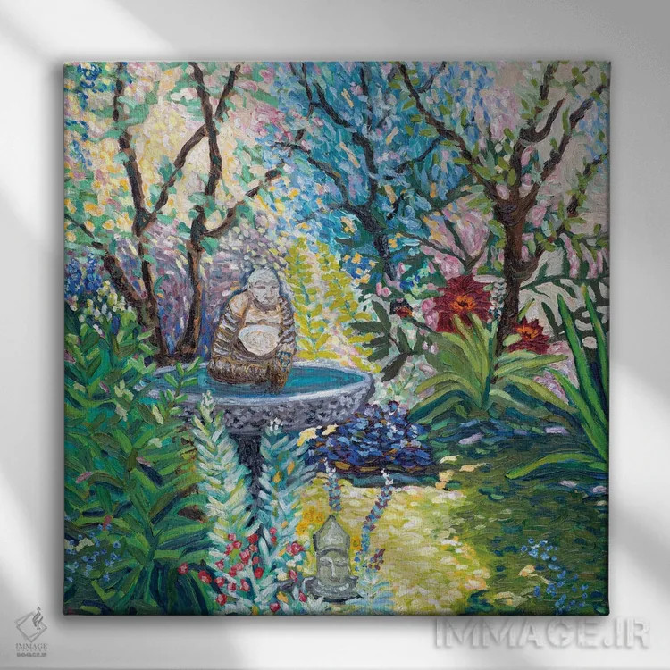 تابلو دید بودا اثر دبورا ایو آلاسترا - نمای روبهرو روی دیوار