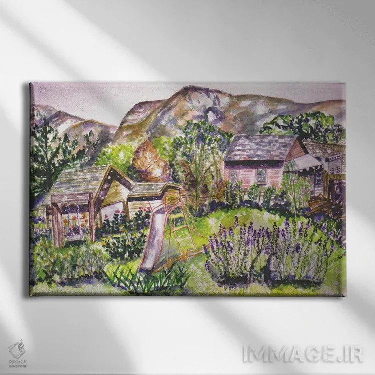 تابلو چشمانداز ساحل شمالی اثر دبورا ایو آلاسترا - نمای روبهرو روی دیوار