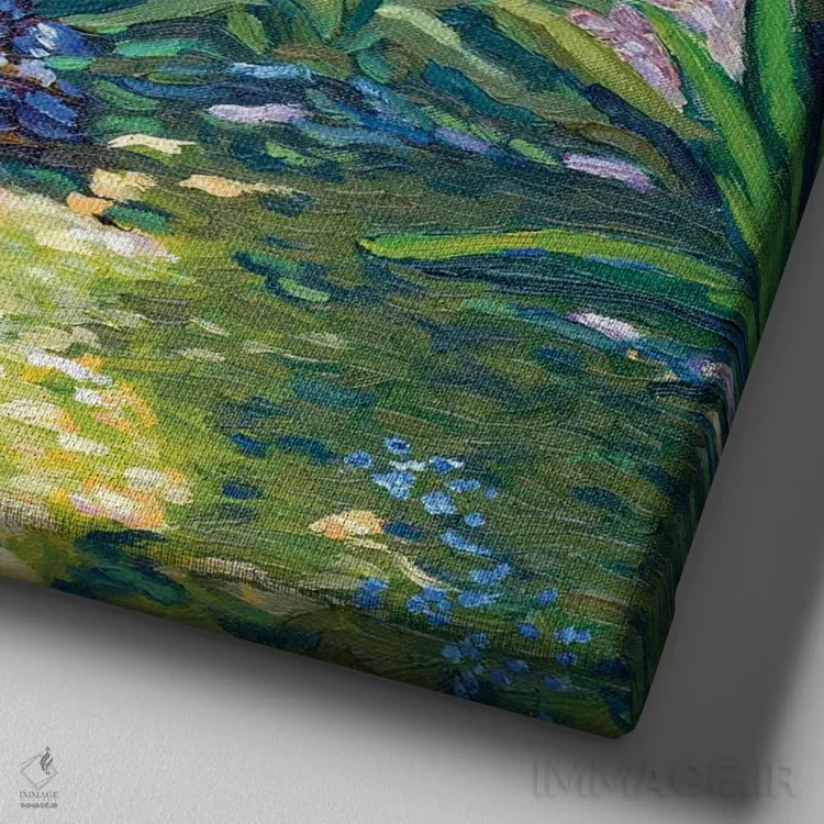 تابلو دید بودا اثر دبورا ایو آلاسترا - نمای نزدیک بافت بوم