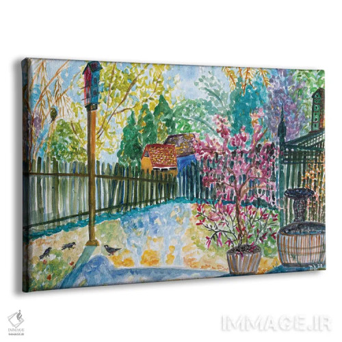 تابلو سایههای بلند زمستان اثر دبورا ایو آلاسترا - نمای پرسپکتیو محصول