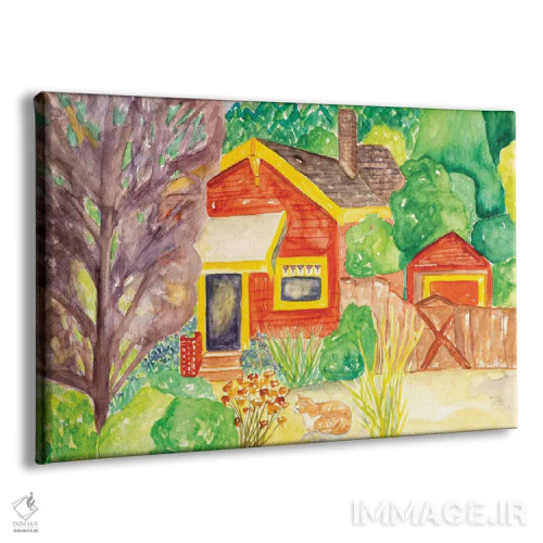 تابلو خانهٔ قرمز اثر دبورا ایو آلاسترا - نمای پرسپکتیو محصول