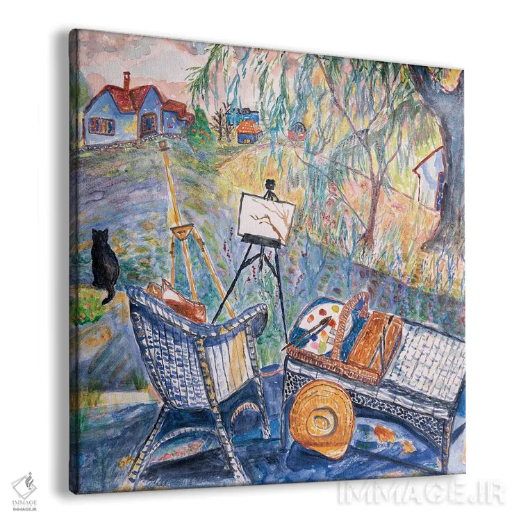 تابلو استودیوی فضای باز اثر دبورا ایو آلاسترا - نمای پرسپکتیو محصول