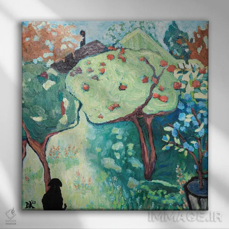 تابلو نمای چانسی اثر دبورا ایو آلاسترا - نمای روبهرو روی دیوار