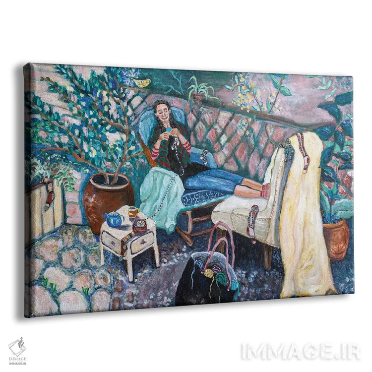 تابلو جورابباف اثر دبورا ایو آلاسترا - نمای پرسپکتیو محصول