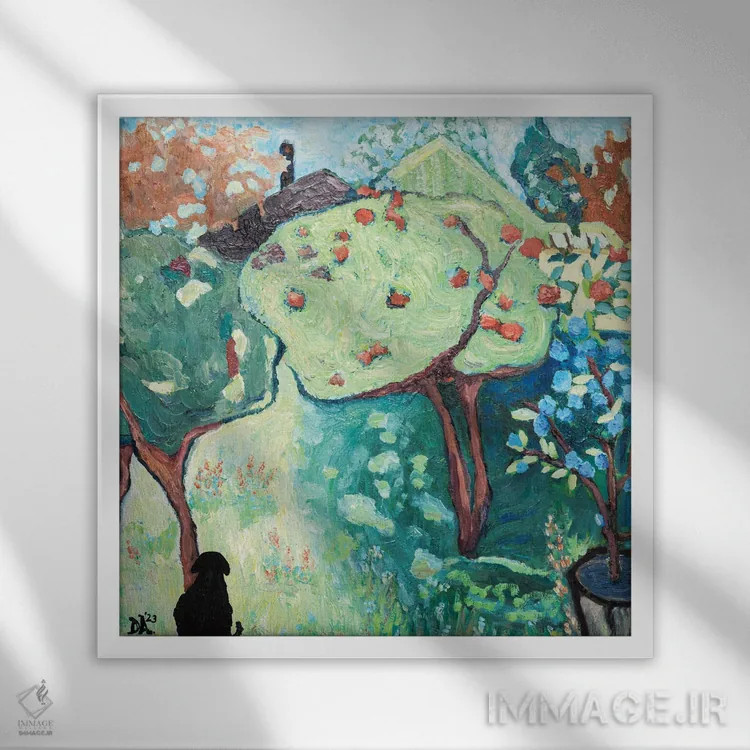 تابلو نمای چانسی اثر دبورا ایو آلاسترا - نمای قابدار سفید