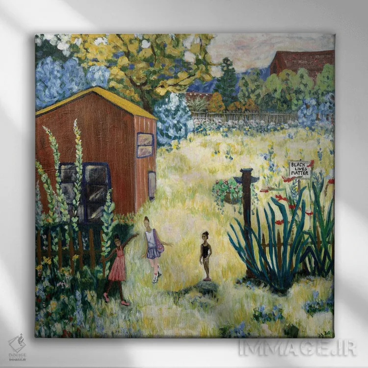 تابلو خانه در پورتلند اثر دبورا ایو آلاسترا - نمای روبهرو روی دیوار