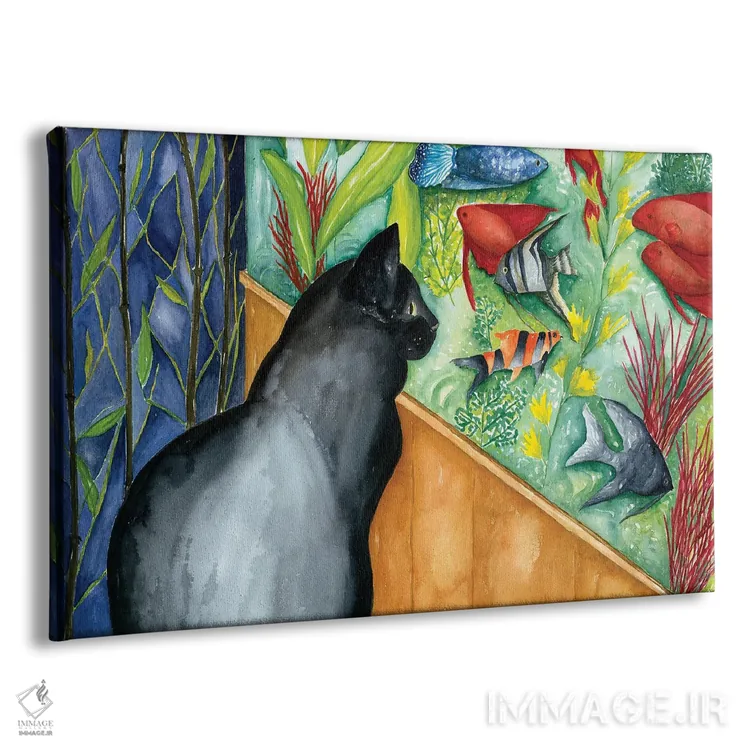 تابلو نگهبان آکواریوم اثر دبورا ایو آلاسترا - نمای پرسپکتیو محصول