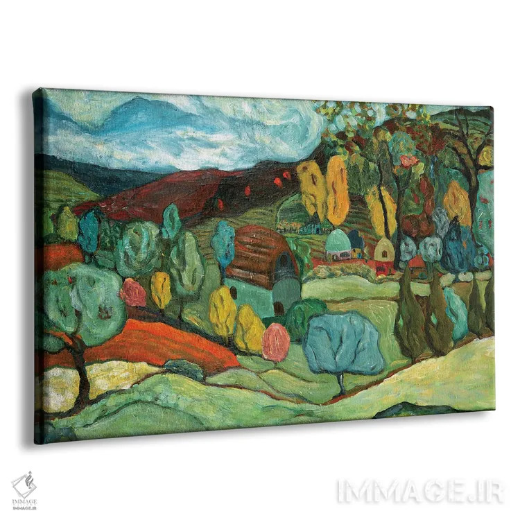 تابلو پاییز روستا اثر دبورا ایو آلاسترا - نمای پرسپکتیو محصول