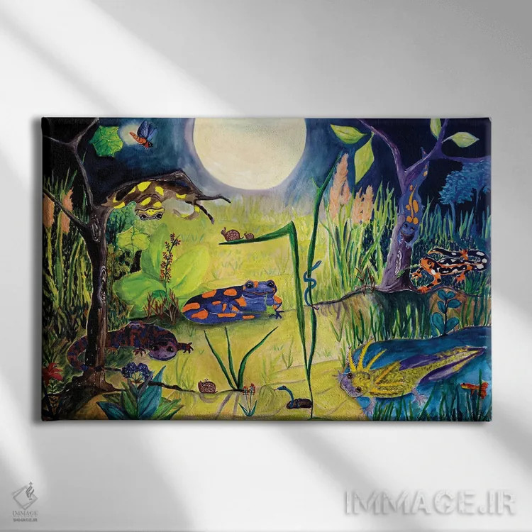 تابلو بیدار هنگامی که تو میخوابی اثر دبورا ایو آلاسترا - نمای روبهرو روی دیوار