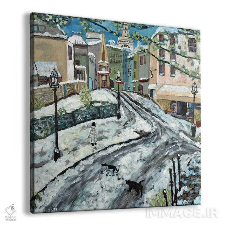 تابلو برف زودهنگام اثر دبورا ایو آلاسترا - نمای پرسپکتیو محصول