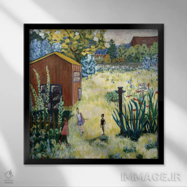 تابلو خانه در پورتلند اثر دبورا ایو آلاسترا - نمای قابدار مشکی